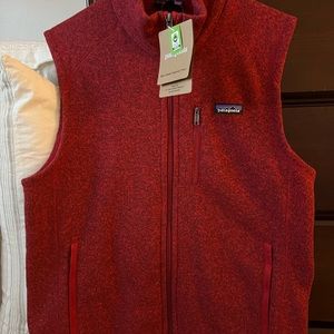 Patagonia Men’s Better Sweater Vest size Medium in Red